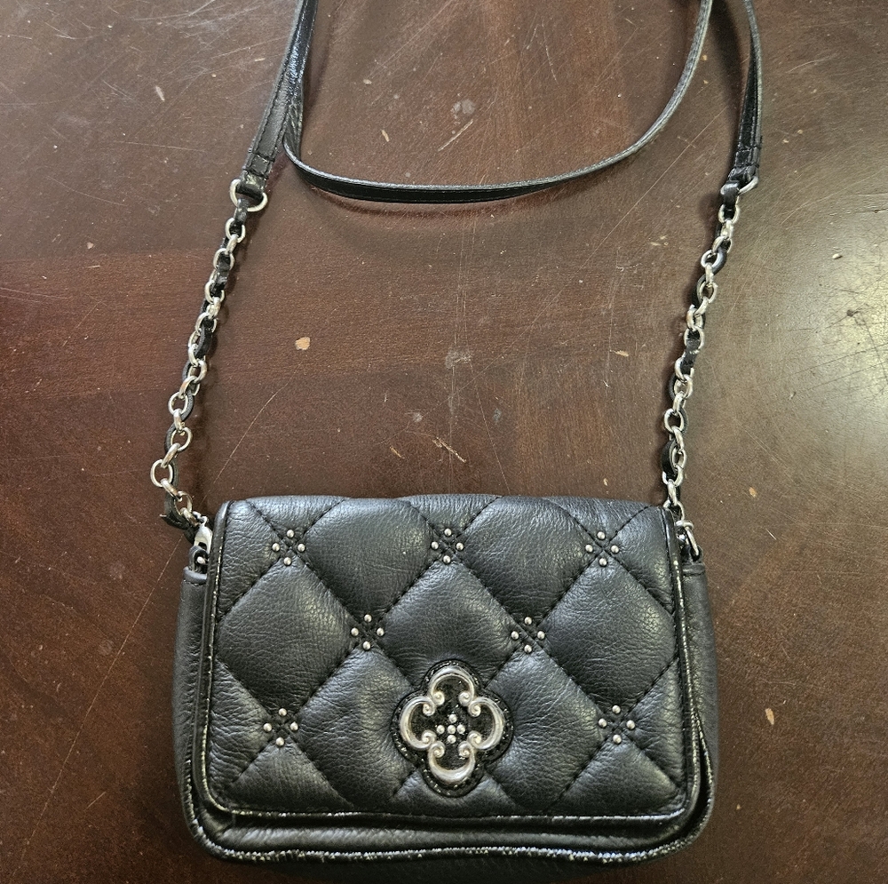 Brighton Black Mini Side Bag Purse